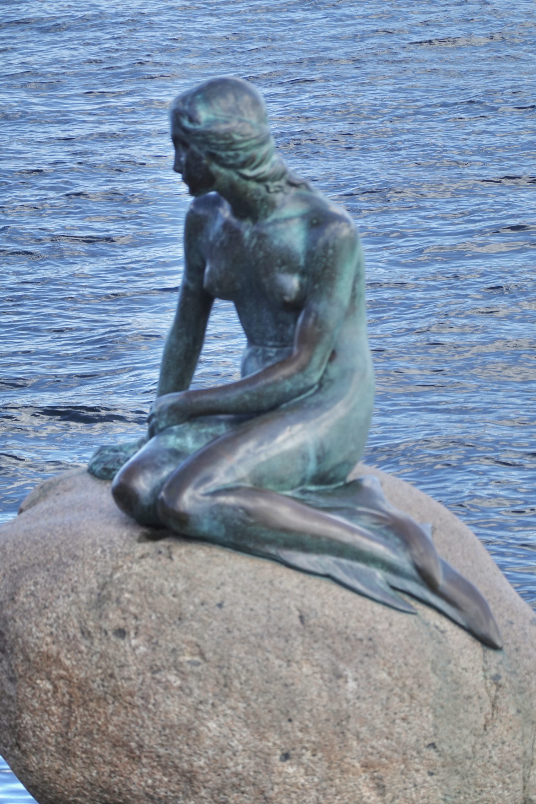 Picture of the Little Mermaid in Copenhagen, Denmark