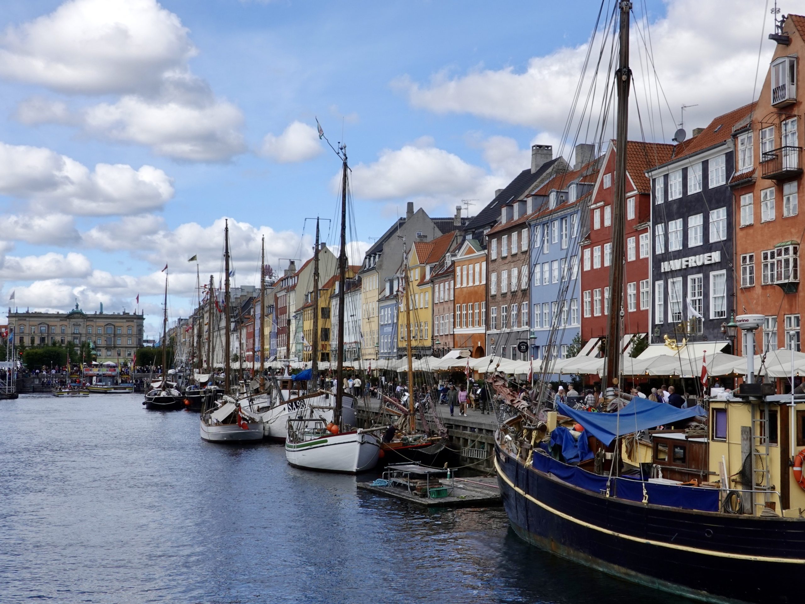 Picture of the waterfront at Nyhavn Copenhagen, Denmark